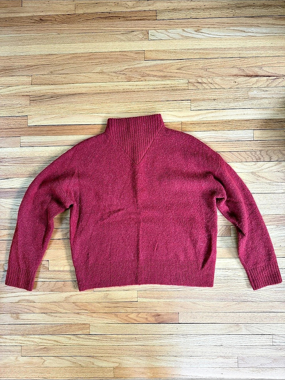 Madewell Wool Blend Mockneck Sweater
